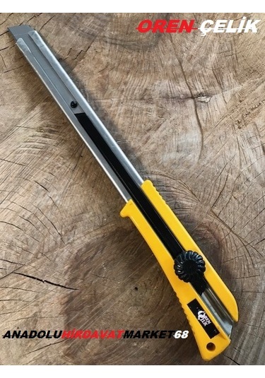 Oren Çelik Uzun Maket Bıçağı Falçata 30cm Falçata Maket  Bıçak