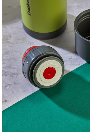 Cooker 750 Ml Çift Kat Sızdırmaz, Çift Kapak Sistemi Paslanmaz Çelik Termos - 12 Saat Sıcak 24 Saat Soğuk - Kamp, Outdoor, Piknik, Ofis, Otel, Kafe, Okul, Seyahat Yeşil