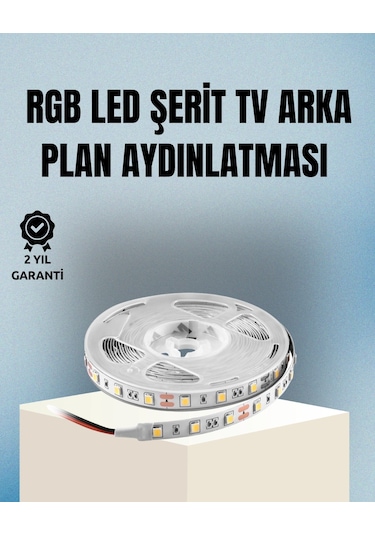 Müzikle Senkronize Led Şerit Tv Aydınlatma