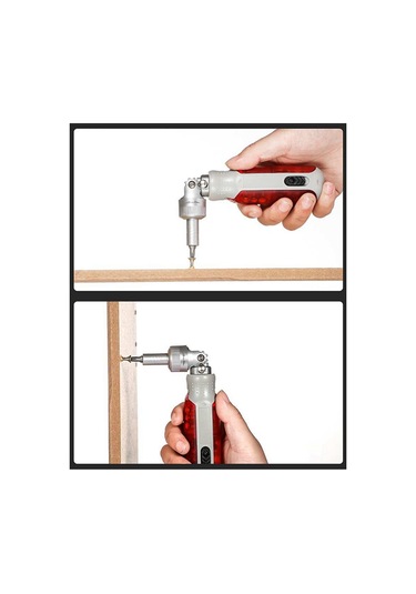 Leasetake Çok Açı Çift Yönlü Cırcırlı Tornavida Seti 15'i 1 Arada Torx Manyetik Tornavida Ucu Hassas Tornavidalar B