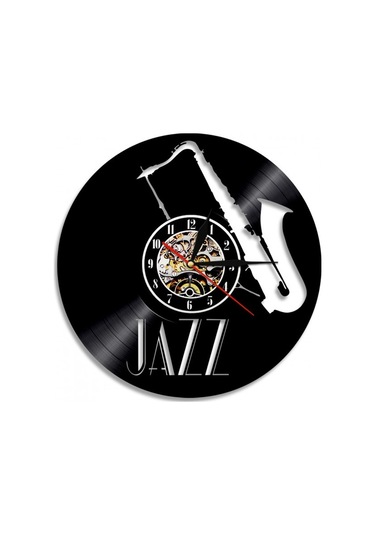 Primepickings Müzik Vinil Kayıt Duvar Saati - 7 Renk Seçenekleri İle Led Duvar Saati Ve Müzik Aleti - Unutulmaz Hediye A