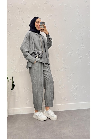 Kadın İkili Takım Gri