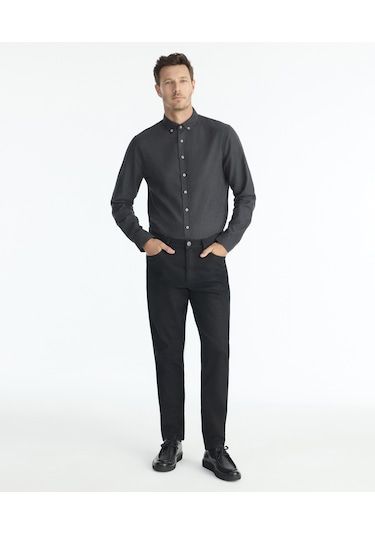 Yargıcı Straight Normal Bel Pantolon 25kepn3011x 001 Siyah