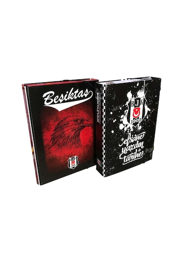 Beşiktaş Kutu Klasör Lastikli Öğrenci  Klasörü