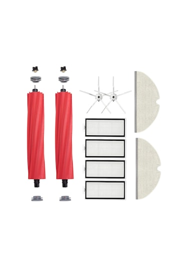 Roborock Q7 Max Beyaz Uyumlu Fırça Filtre Mop Seti-10 Parça