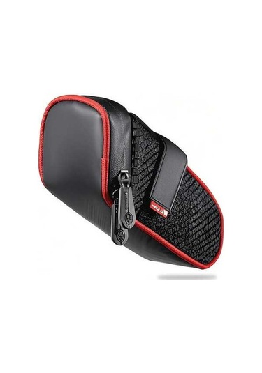 Didadodo Su Geçirmez Bisiklet Sele Çantası - Anahtar, Cep Telefonu & Küçük Eşyalar İçin Pratik Taşıma Çözümü Kırmızı Kırmızı