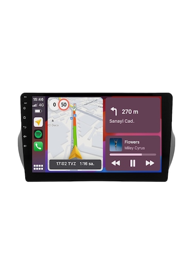 Fiat Fiorino Android Multimedya Sistemi 2005-2020 Crv4865xp 9"