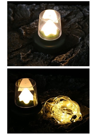 Shufa 10 Metre Led Işık, Gece Lambası Ve Işık Zinciri Kamp Lambası Siyah