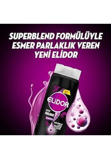 7 Al 6 Öde Elidor Şampuan Esmer Parlaklık 400 Ml, Pamuk Hediyeli