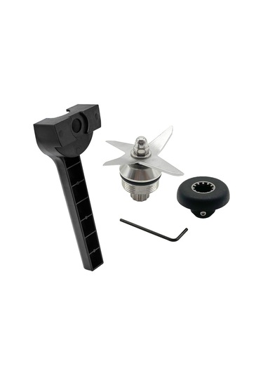 Maiyame Vitamix 5200 Serisi İçin Dayanıklı Paslanmaz Çelik Bıçaklar, Karıştırma Başlığı Ve Anahtar Seti Siyah