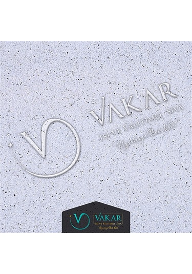 Vakar Premium Canli Siva Magic 01 2kg Paket Beyaz Zemin Siyah Desen