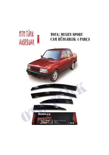 Tofaş Uyumlu Kartal Mugen Sport Cam Rüzgarlığı Ön-Arka Sunplex A Kalite