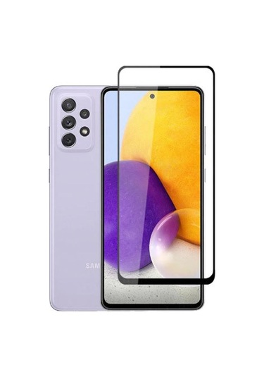 Logis Samsung Galaxy Uyumlu A72 Antistatik 5d Tam Kaplayan Ekran Koruyucu Cam