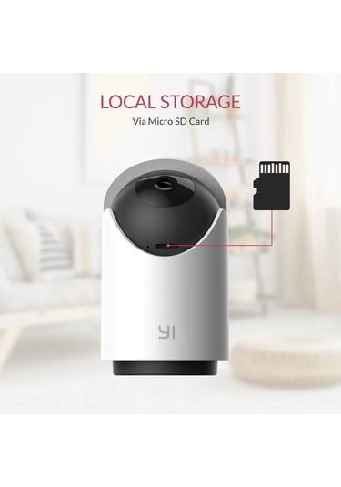 Yı Pet Güvenlik Kamerası, 1080p 360 Derece Akıllı Kamera - 1 Adet