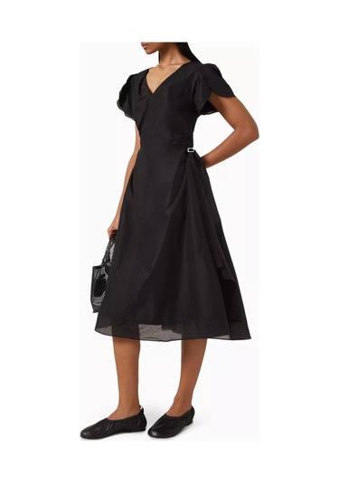 3.1 Phillip Lim Lale Kol Detaylı Elbise Asimetrik Zarafet Ve Modern Form Siyah