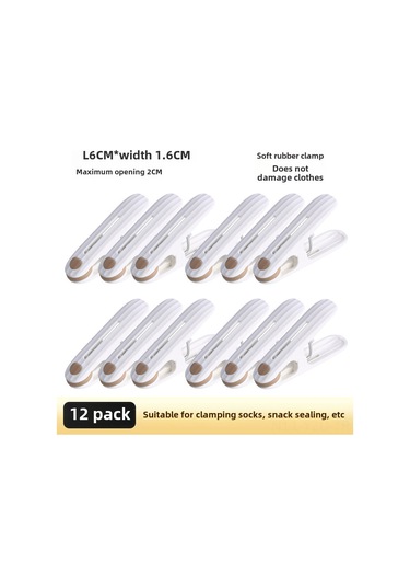 Yuntech01 Ev İçin 12'li Plastik Rüzgar Direnciklı İz Olmayan Çamaşır, Çorap, Nevresim Asma Klipsleri Sarı Diğer