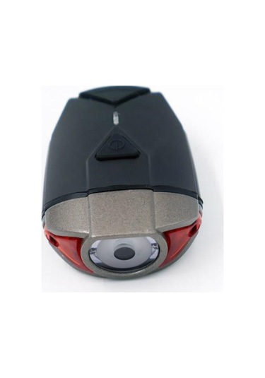 Forte Gt Superl Lava 300Lm Bisiklet Ön Işık Usb Kask Ve Gidon Far Siyah