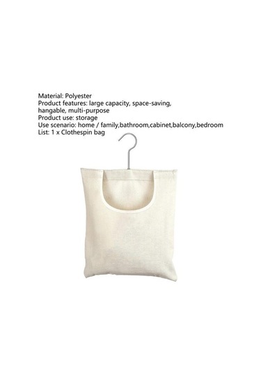 Elbise Peg Çantası Çok Amaçlı Depolama Polyester Ev İçin Kullanışlı Yurt Mandalı Diğer