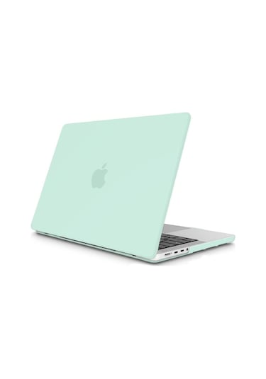 Codegen 16" Macbook Uyumlu Pro M1 A2485 Su Yeşili Kılıf Koruyucu Kapak