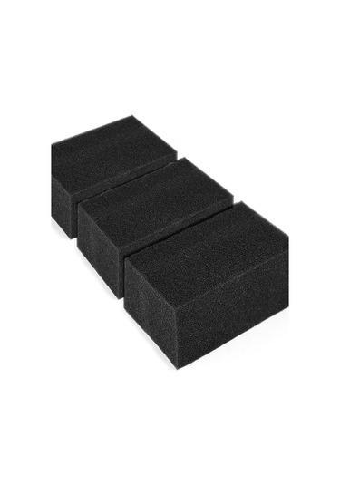 3 Adet Ayakkabı Boyama Ve Cila Süngeri Siyah