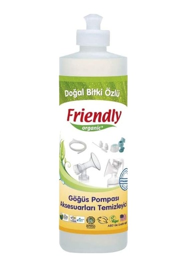 Friendly Organic Göğüs Pompası ve Aksesuarları Temizleyici 473 ML