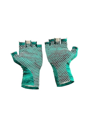 Fujin Pro Angler Summer Gloves Green L/xl Yeşil