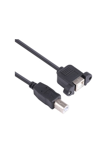 Rogfer Vida Delikli Usb Bm - Bf Yazıcı Uzatma Kablosu, Uzunluk: 50cm