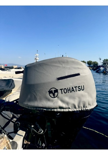 Tekne Motor Kılıfı Dıştan Takma Marin Deri Tohatsu 30 Hp