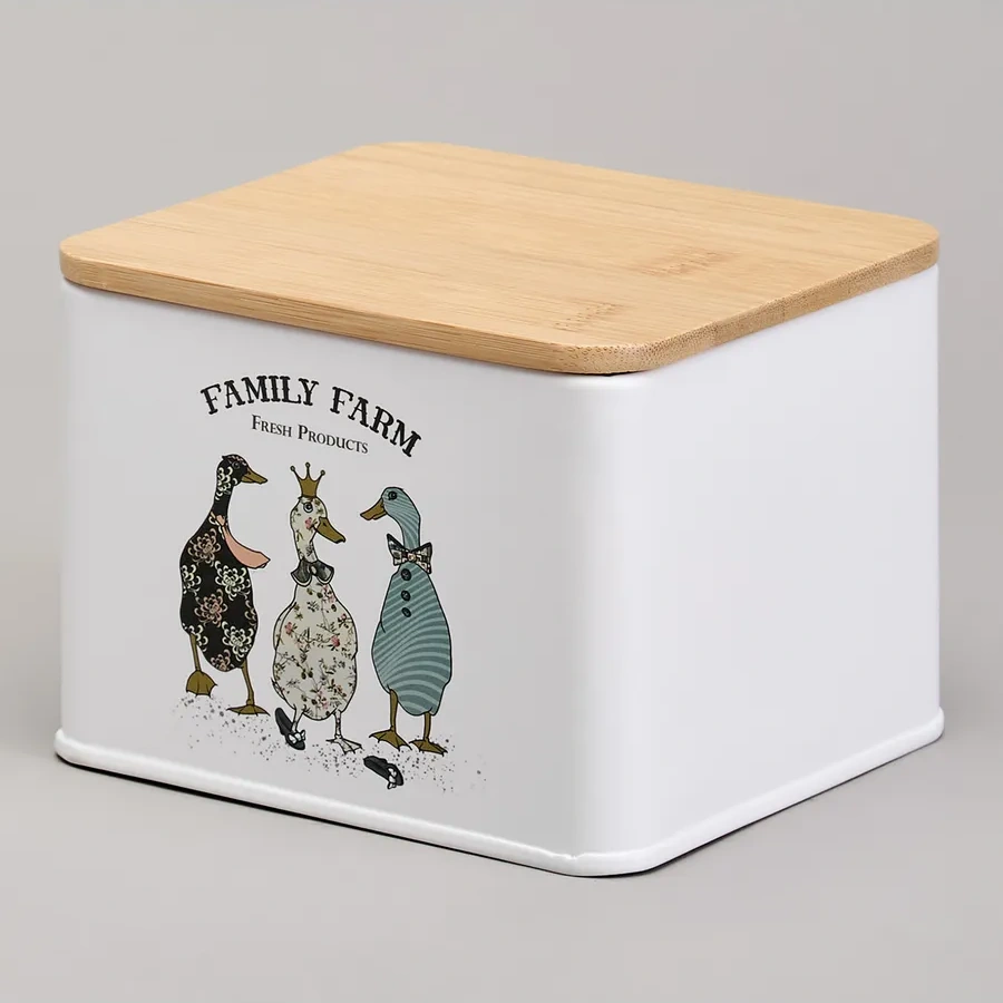 Agness Family Farm 800 Ml Kapaklı Metal Çay Kavanozu 326887458