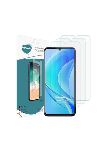 Microsonic Huawei Nova Y70 Screen Protector Nano Glass Cam Ekran Koruyucu 3 Lü Paket