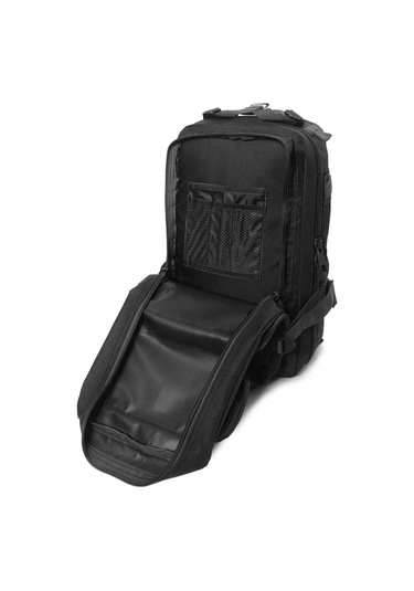 Jeehugo Lıxada 28l Siyah Su Geçirmez Outdoor Sırt Çantası, Bisiklet, Trekking, Dağcılık İçin 800d Oxford, Reflektör Şeritli, 14" Laptop Bölmesi + Siyah Bant Çok Renkli