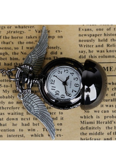 Valkyrie Harry Potter Quidditch Snitch Topu Model Kolye Köstekli Saat
