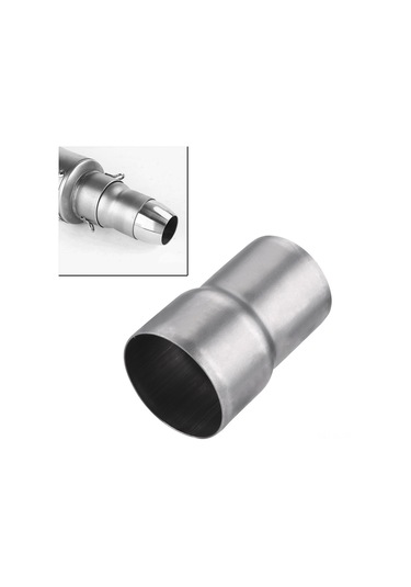 Lemestar 51mm'den 60mm'ye Evrensel Motosiklet Egzos Uyumlayıcı, Paslanmaz Çelik, Kolay Kurulum, Yüksek Dayanıklılık