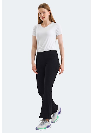 Slazenger Knoxy 2 Li Set Kadın Eşofman Altı Siyah - Koyu Gri