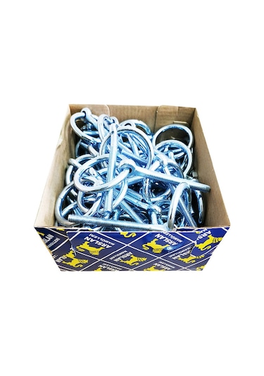 Arslan Mamulleri Metrik 6 ( M6 ) Halkalı Civata 50 Adet