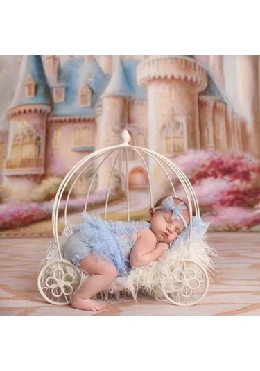 Born Girl Photoshoot Kıyafet - Fotoğraf Prop Ve Resim Prop İçin Dantel Romper Prenses Kostümü Çok Renkli