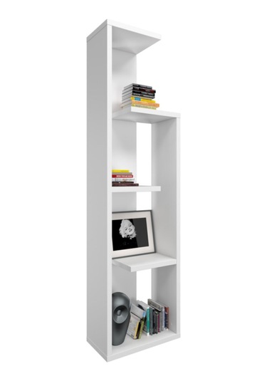 Beyaz Zile Kitaplık Nocolor-bd5056c2