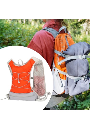 Suntek Kadın Koşu Yeleği Koşucu Sırt Çantası Hidrasyon Turuncu