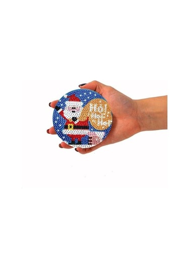 Novahub Elmas Boyama Bardak Altlığı Seti - Ahşap Dıy Noel Sanat Zanaat Kit - 6 Adet Ahşap Bardak Altlığı Ve Aksesuarlar Diğer