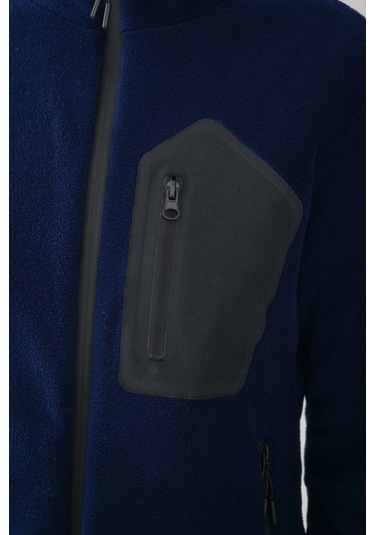 Exuma Kadın Tam Fermuarlı Polar 2322003 - Lacivert