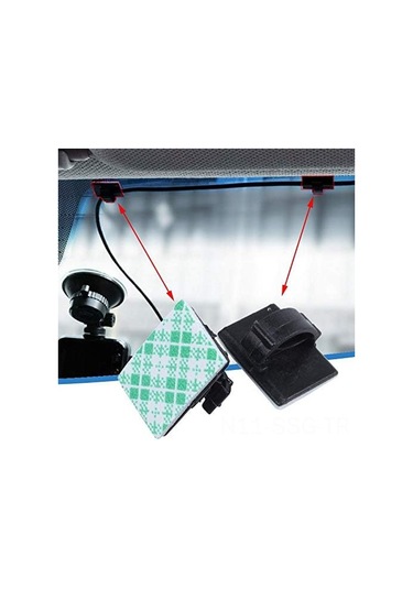 Springsun 20 Adet Yapışkan Kablolu Sabitleyici - Masa Üstü Kabloları Sıralayıcı Ve Sarıcı Tutanaklar