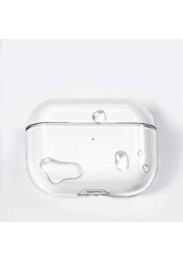 Kilifone - Airpods Pro Uyumlu - Kılıf Şeffaf Sert Koruyucu Kristal Airbag 14 - Şeffaf