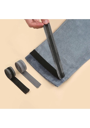 Siyah Pantolon Kenar Kısaltma Kendinden Yapışkanlı Bant Pantolon Bacaklar İçin Kenar Kısaltm Yapıştır Etek Etek Cırt Bant 56833854