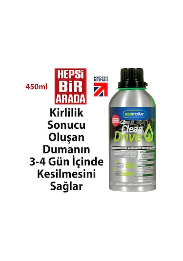 Cleandrive Dizel Partikül Filtre-Egr-Enjektör-Sensör Temizleyici