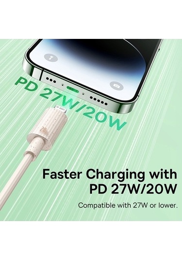 Zyzqstore 2m Usb-c Type-c Şarj Kablosu, Baseus Hızlı 20w, Pazly Uzunluğu 2m, Kablo Şarj Cihazı İçin