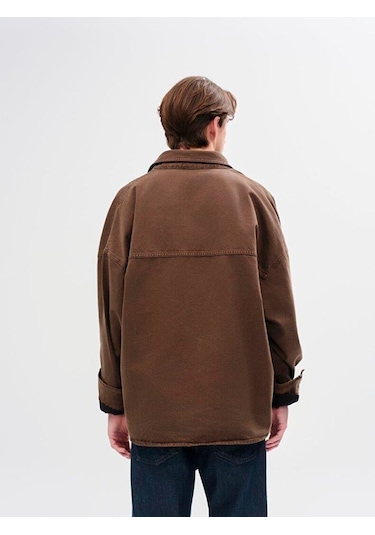 Ltb Wıllo Sepıa Brown Wash Erkek Kot Gömlek Kahverengi