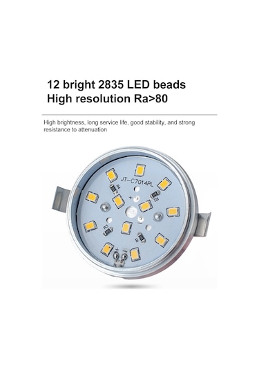 Symbee Gömülü Led Dolap Lambası 3w 3000k Isık 12 Adet Smd2835 Işık Demeti 120 Açılı Beyaz Alüminyum Kasa 55-60mm Delik Uyumlu Dolap/şifonyer/showcase Için Beyaz