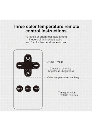 Springsun Led Işık: 270 Döner, 3 Renk Tonu, 10 Parlaklık Seviyesi, 15-30-60 Dakika Zamanlayıcı, Uzaktan Kumanda, Manyetik/iğne/stant Montaj, 1800mah Pil - Ev, Mutfak, Dolap İçin Beyaz