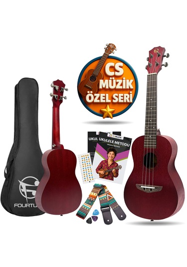 Fourtune Elio Ukc-23rd Concert Ukulele Maun Hakiki Ağaç Özel Seri Concert