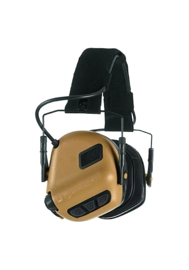 Opsmen Earmor M31 Plus Elektronik Atış Kulaklığı Kulak Koruma Cayote Brown Kahverengi